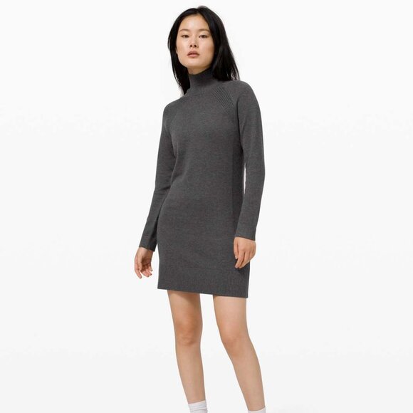 Lululemon Keep it Cozy Dress Graphite Grey Sz 10 NWT MSRP $138 - Picture 4 of 16